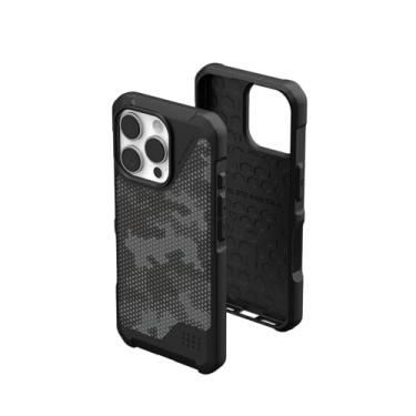 Imagem de URBAN ARMOR GEAR Capa UAG projetada para iPhone 16 Pro 16.0 cm Metropolis LT - Compatível com MagSafe carregamento robusto à prova de choque antiderrapante capa protetora de grau militar, micro