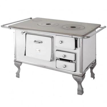 Imagem de Fogão a Lenha N1 Petrycoski Saída da Chaminé a Esquerda - Branca