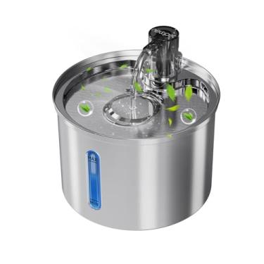 Imagem de Bebedouro para Gatos, 3L Fonte Gato Inox Comedouros, Bebedouros e Acessorios para Gatos...