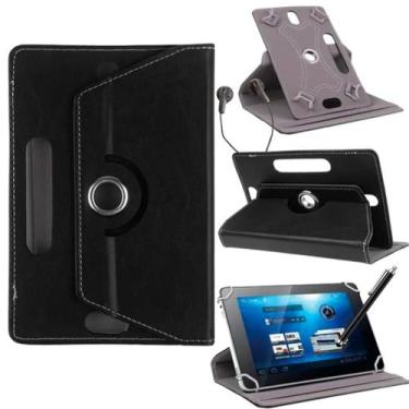 Imagem de Capa Giratória p/ Tablet 9 polegadas M9 Lenovo + fone caneta touch - G