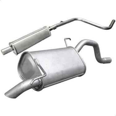 Imagem de Kit Escapamento Abafador+ Silencioso  Palio 1.0 1.4 8v 12 20 - ScapJá