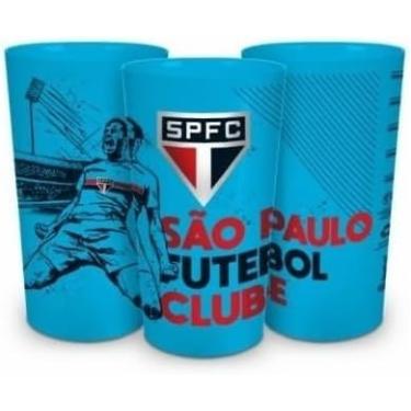 Imagem de Copo Plástico do Sao Paulo Azul- 500ml