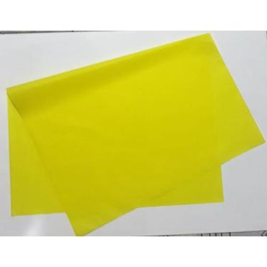Imagem de Papel de seda 50x70 amarelo canário ac72 - pacote com 100 folhas - ART