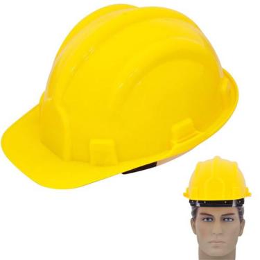 Imagem de Capacete de Segurança Aba Frontal Epi Obra Amarelo Delta Plus - Pro Sa