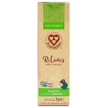 Imagem de Café em Cápsulas Espresso Rituais Orgânico 3Corações 10un.