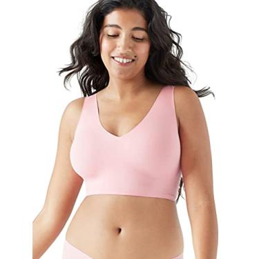 Imagem de True & Co Sutiã feminino com gola V, Rosa retrô, (Small) 32-34A/D