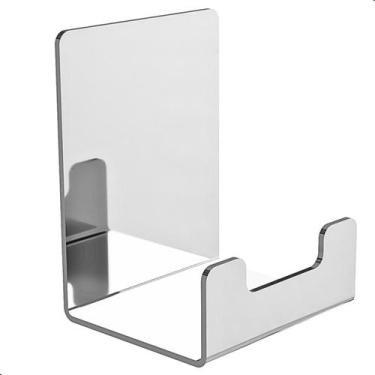 Imagem de Gancho de Parede Inox Adesivo Toalha Cabide Banheiro ELG - CasaMóveis