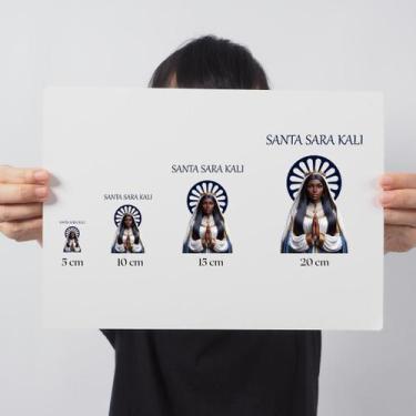 Imagem de Adesivo Santa Sara Kali DTF UV Envernizado Prova D'água  - Balaio de S