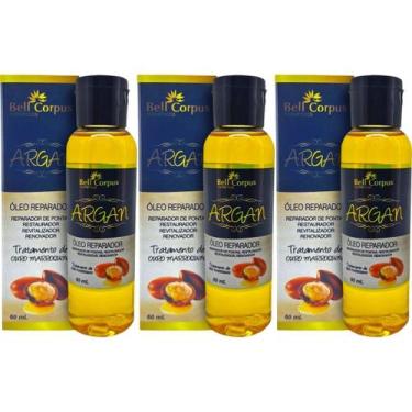 Imagem de Kit 3 Óleo Reparador De Pontas Restaurador Revitalizador Renovador Tra