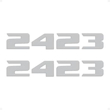 Imagem de Adesivos Caminhão 2423 Cargo Novo Emblema Lateral Genérico - SPORTINOX