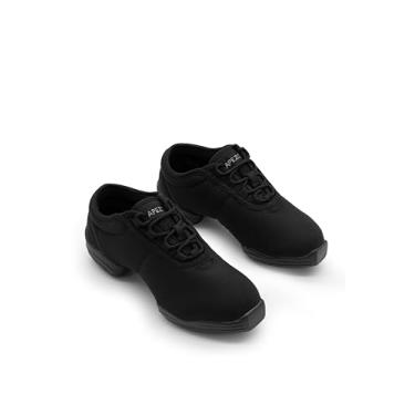 Imagem de Capezio Tênis de dança de lona DS03 para crianças pequenas/grandes, Preto, 16