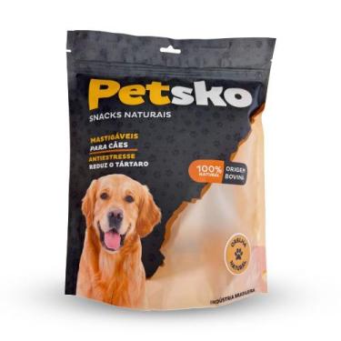 Imagem de Petiscos Mastigáveis para Cães Petsko Orelha Branqueada Desidratada co