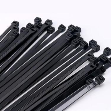 Imagem de FITA ABRAÇADEIRA NYLON 3,6x250MM 100UNI - QPORRETA, Preto