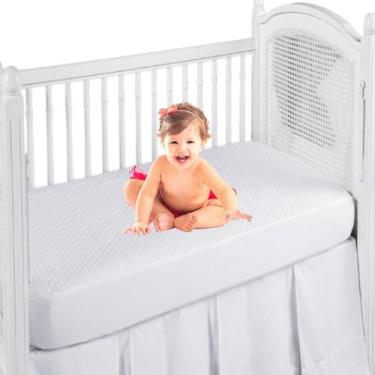 Imagem de Protetor de Berço Impermeável Matelado + Porta Travesseiro - Mava Enxo
