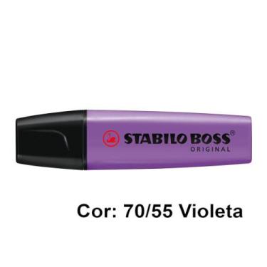 Imagem de Marca Texto Original Stabilo Boss Neon e Pastel Escolha Cor,  Violeta 