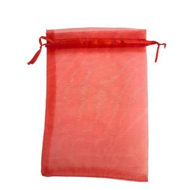 Imagem de 20  Saquinhos Sacos de Organza (Voal)  25x40 - Dantas, vermelho