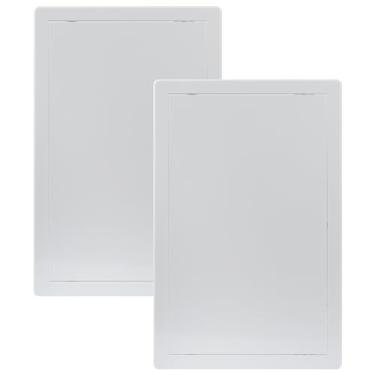 Imagem de Vent Systems Painel de acesso 10x16 – Pacote com 2 – Portas de fácil acesso – Plástico ABS – Painel de acesso para drywall, parede e teto Tampa de porta de serviço elétrico e encanamento – Dimensões externas 27,3 x 42,5 cm