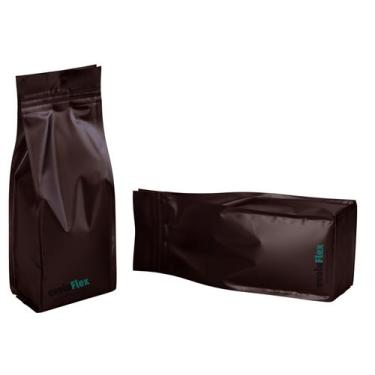 Imagem de Embalagem P Café 4 Soldas Marrom Grão E Moído11x32 - 800un - Evoluflex