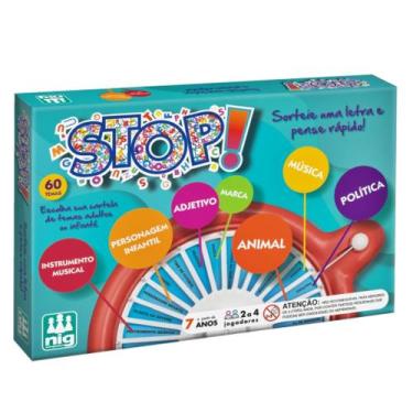 Imagem de Jogo Educativo Stop Pense Rápido 0162 - Nig Brinquedos
