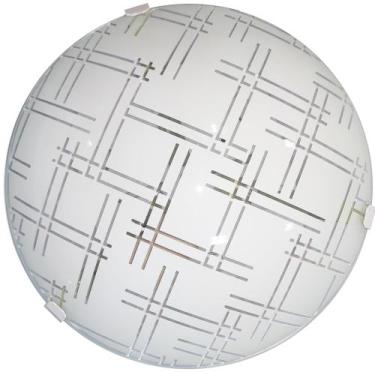 Imagem de Plafon Moderno Solaris Vidro Curvo Abstrato Gama 250mm - CM GLASS - CL
