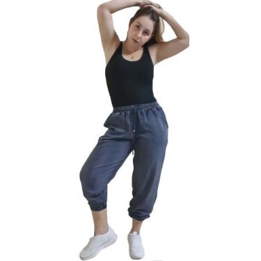 Imagem de Calça Feminina Jogger Bomber Com Elastico Ref. 15548 - DOCCE MULHER, A
