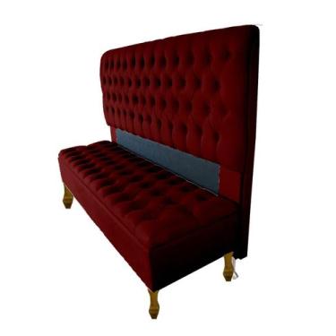 Imagem de Kit Cabeceira + Recamier Baú Iza Para Cama Box Casal Padrão 138 Cm - S