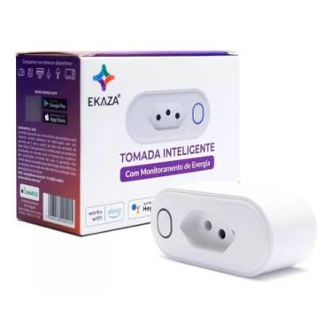Imagem de Tomada Inteligente 20A, Wi-Fi, Compatível Com Alexa e Google Assistent
