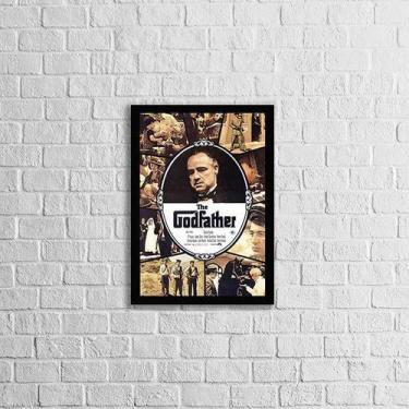 Imagem de Quadro Filme O Poderoso Chefão - Godfather 33x24cm - com vidro - Quadr