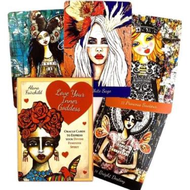 Imagem de Love Your Inner Goddess Oracle Deck Oráculo Ame Sua Deusa Interior Bar