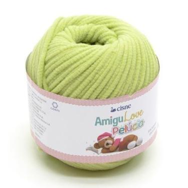 Imagem de Linha AmiguLove Pelúcia 90 Metros - Cisne, 254 VERDE LIMA