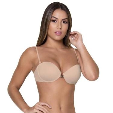 Imagem de Sutiã Alças Remivíveis Costa em Silicone Com Bojo Alças Removíveis Fec