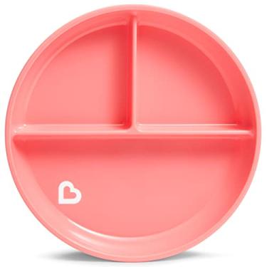 Imagem de Prato com Divisórias e Ventosa Rosa - Munchkin