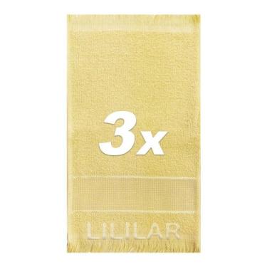 Imagem de Kit 3 Toalha Social Bordar Escolar 23 x 36cm toalhinha de mão - MARCOT
