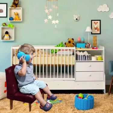 Imagem de Poltrona Infantil Cadeira Sofá Mini Assento Para Crianças Magali - Mov