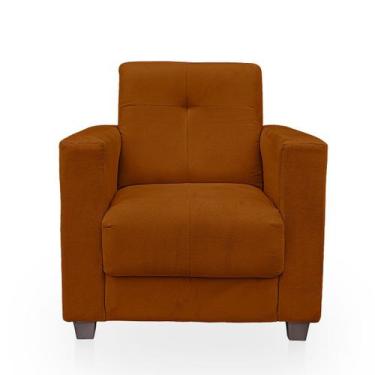 Imagem de Poltrona Cadeira para Sala Confortável Reforçada Veneza Suede - BelarS