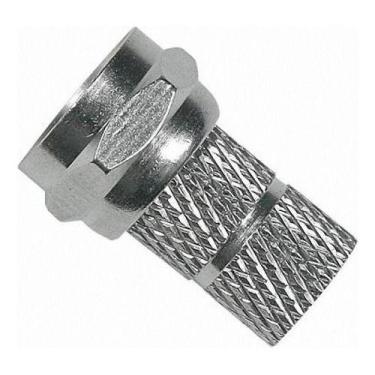 Imagem de Conector F De Rosca Rg 6 Cabo Coaxial Para Antena C/ 100 Pç - MXT