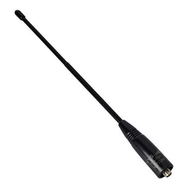 Imagem de HYS Antena de rádio amador fêmea NA-701 SMA-Antena de substituição de Walkie Talkie UHF VHF de banda dupla para rádios portáteis Baofeng BF-888S BF-UV5R BF-UV82 GT-3 BF-F8HP