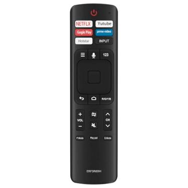 Imagem de Controle remoto de substituição ERF3R69H compatível com Hisense TV 50H7GB 50H8C 65H10B 65H7B 65Q8809 55Q8020E 50H5C 50H6B