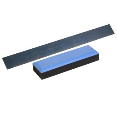 Imagem de Pintando Carro, Kit Taco 7 X 23 Cm Lixador Manual Mais Regua Aplicar Massa Quantidade de cascalhos:0;Cor:Azul