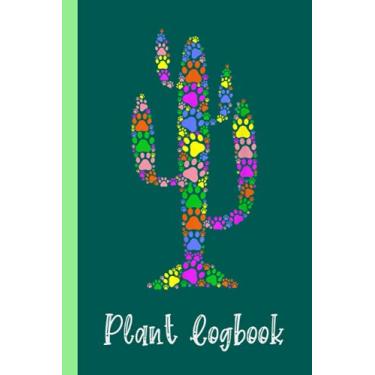 Imagem de Colorful Cat & Dog Paw Print-plant Succulent Cactus Plant Logbook: Houseplant Care Logbook To Keep Track Of All Your Plants Watering Needs, Note What ... Garden Accessories | Special Green Notebook