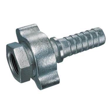 Imagem de Kuriyama Acoplamento de mangueira de junta de aterramento GJ-150, haste de mangueira com porca de asa e rosca fêmea, 3,8 cm NPT fêmea