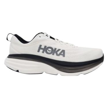 Imagem de HOKA ONE ONE Sapatos masculinos Bondi 8, Branco/preto, 41