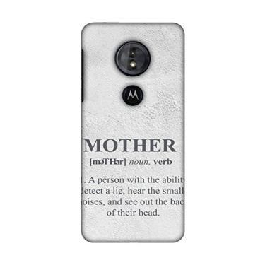 Imagem de AMZER Capa rígida de encaixe feita à mão feita à mão para Motorola Moto G6 Play - definição mãe divertida - 2 cores HD