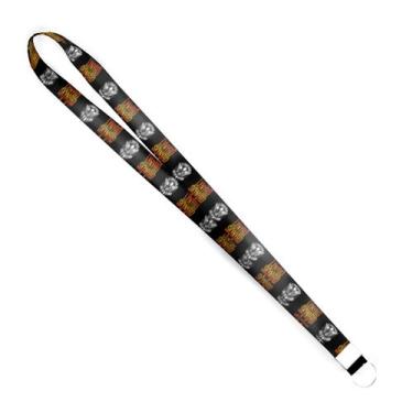 Imagem de Cordão Chaveiro Kit de 10 Lynyrd Skynyrd  Logo Amarelo Grande Premium 