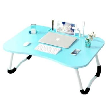 Imagem de Mesa Portátil Notebook Dobrável Cama Sofá USB Ventilação