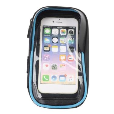 Imagem de Quadro Frontal do Telefone de Ciclo Bolsa Capa de Suporte de Tela de Toque à Prova de água para Ciclismo Ao Ar Livre (Tipo de guiador)