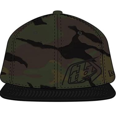 Imagem de Boné Snapback Troy Lee Designs Slice Camo (Camuflagem Verde/Preto)