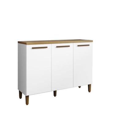 Imagem de Balcão Vega 3 Portas Arte Móveis, Branco
