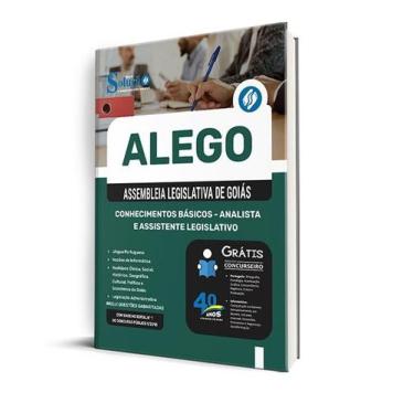 Imagem de Apostila ALEGO  - Conhecimentos Básicos - Analista e Assistente Legisl