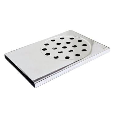 Imagem de Ralo Pratic Inteligente Grelha Escoamento Box Banheiro Inox  - Montela